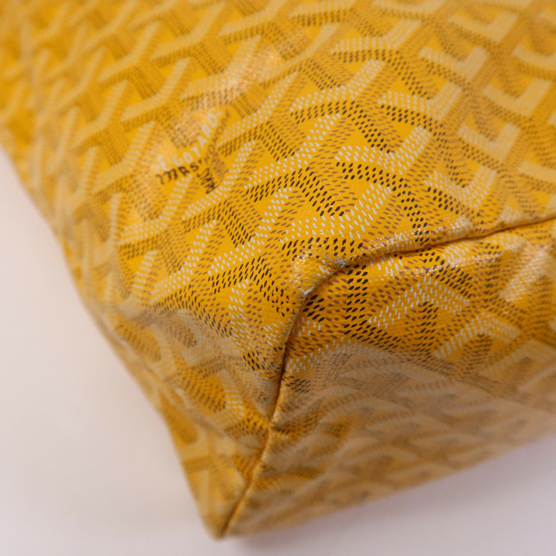 GOYARD 塗層帆布Saint Louis PM銀扣手挽袋-13