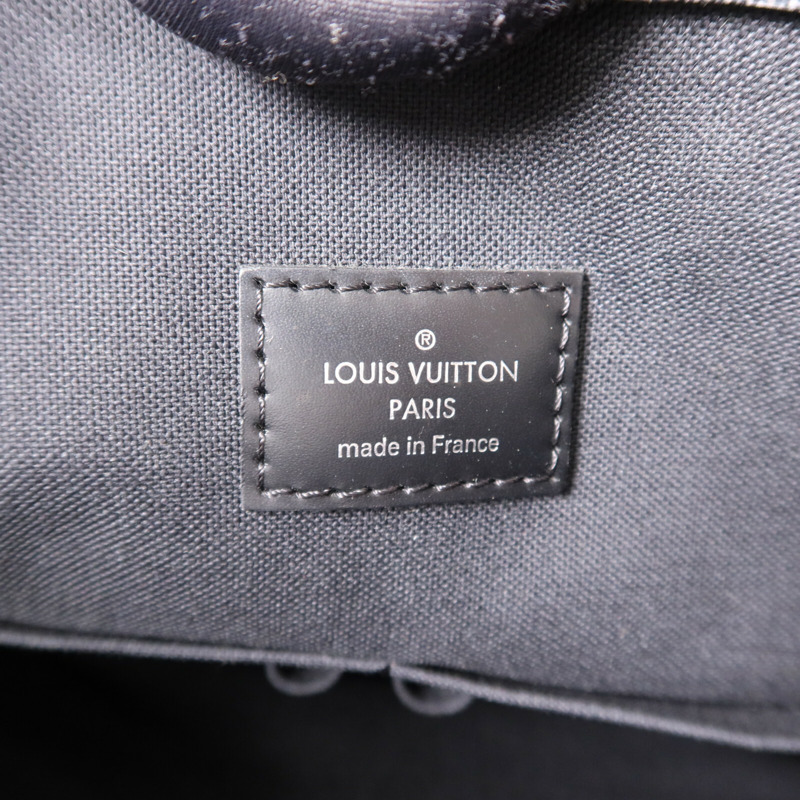 LOUIS VUITTON Damier Graphite Tadao MM銀扣手挽肩背兩用袋-5