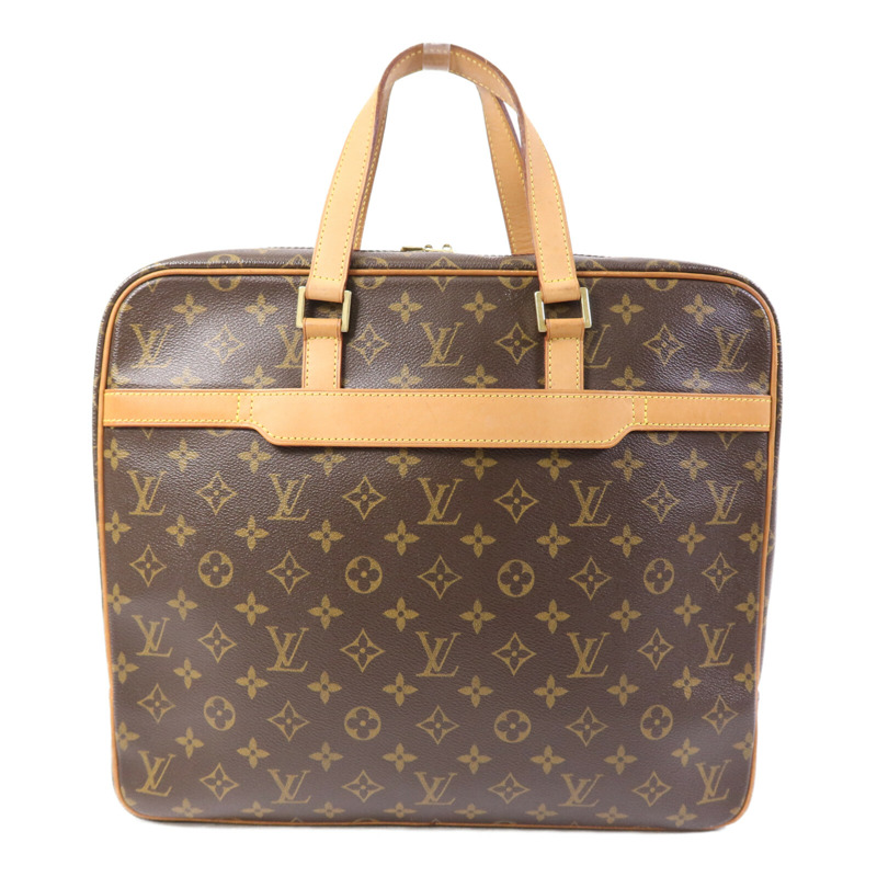 LOUIS VUITTON Monogram Porte Documents Pegase金扣手挽袋-1