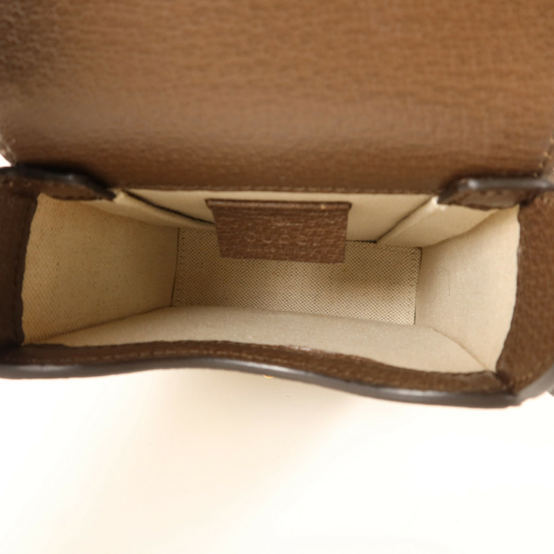 GUCCI 帆布1955 Horsebit Mini Shoulder Bag金扣肩背袋-4