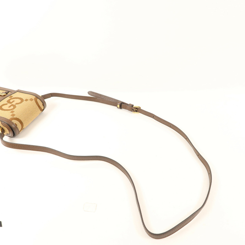 GUCCI 帆布1955 Horsebit Mini Shoulder Bag金扣肩背袋-7