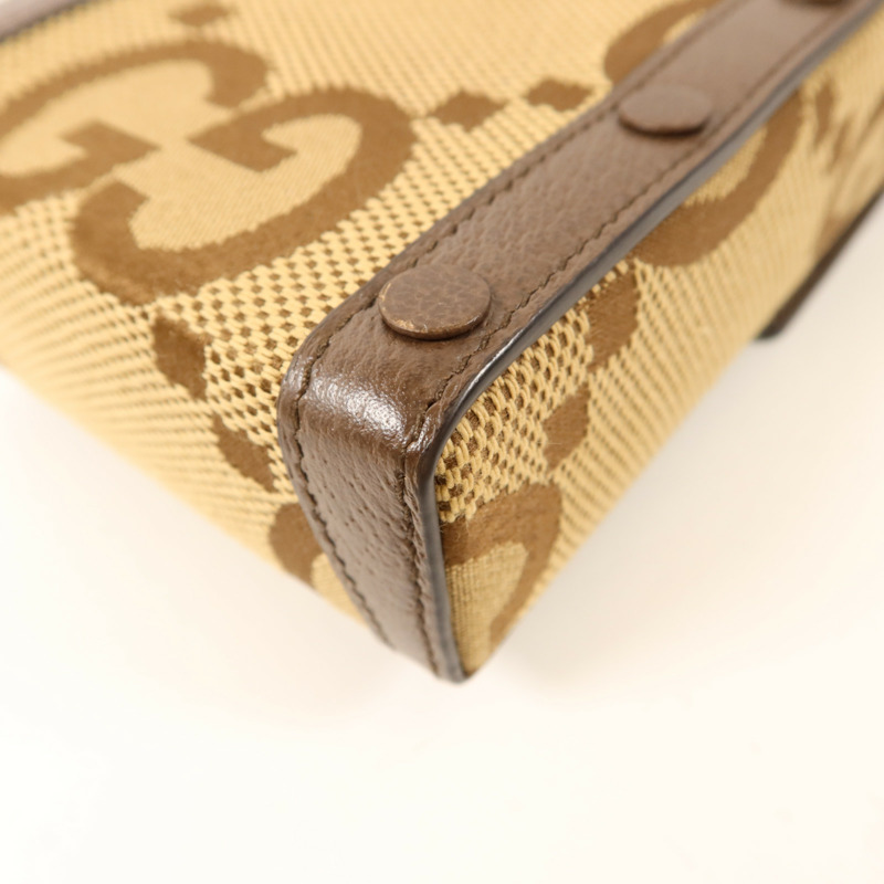GUCCI 帆布1955 Horsebit Mini Shoulder Bag金扣肩背袋-13
