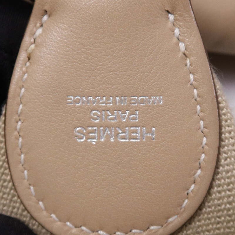 HERMES Swift皮革Toolbox 26銀扣手挽肩背兩用袋Argile-5