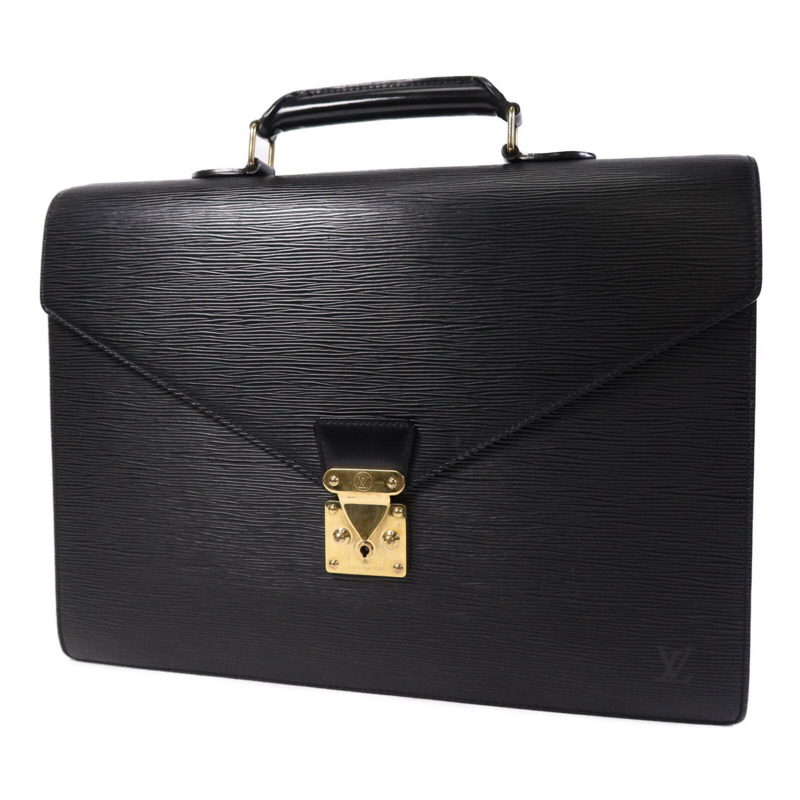 LOUIS VUITTON Epi Porte Document Bandouliere Briefcase金扣公事包-2
