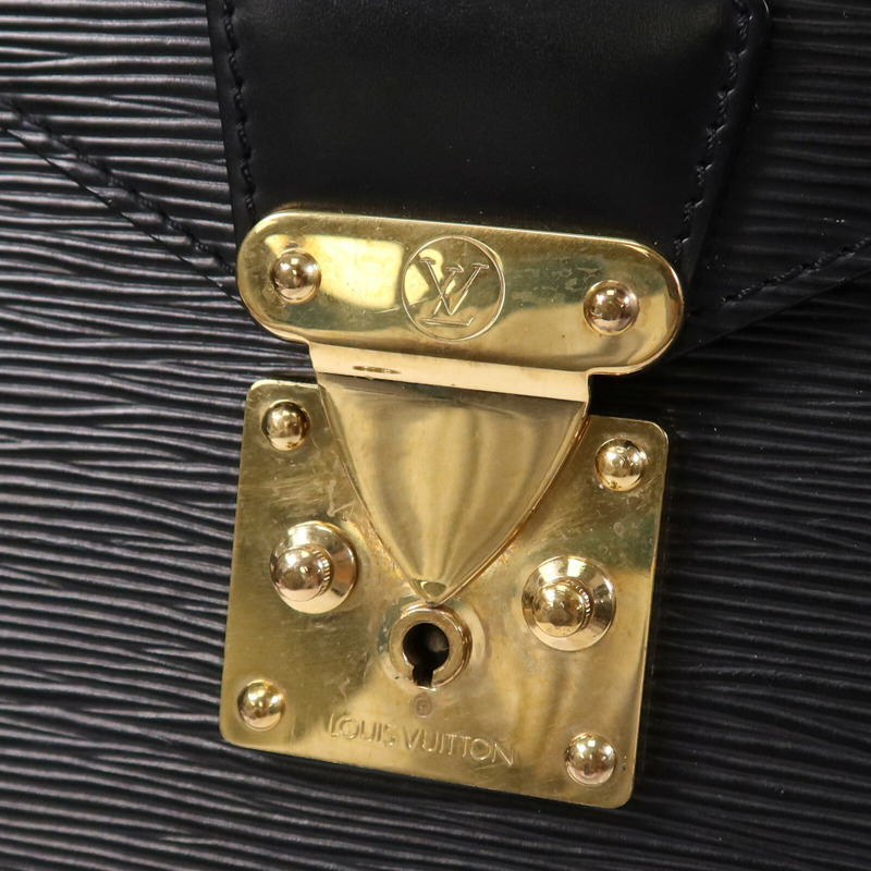 LOUIS VUITTON Epi Porte Document Bandouliere Briefcase金扣公事包-7