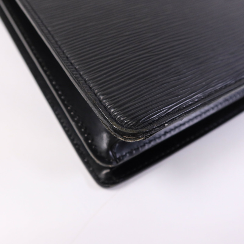 LOUIS VUITTON Epi Porte Document Bandouliere Briefcase金扣公事包-13