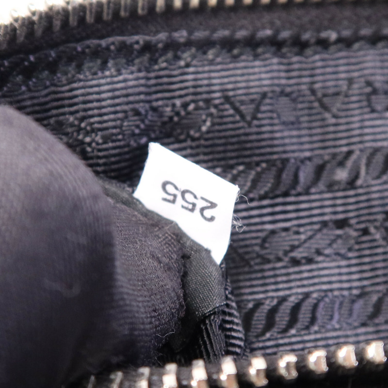 PRADA 尼龍Shoulder Bag銀扣手挽肩背兩用袋-6