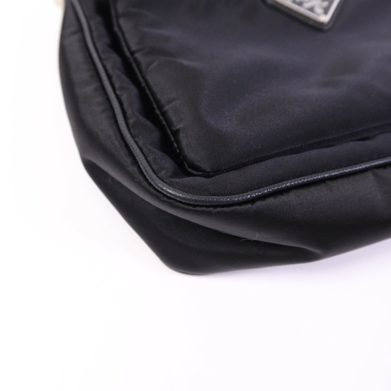 PRADA 尼龍Shoulder Bag銀扣手挽肩背兩用袋-10