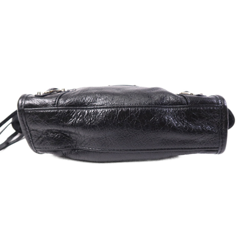 BALENCIAGA 羊皮皮革Nano City銀扣手挽肩背兩用袋-3