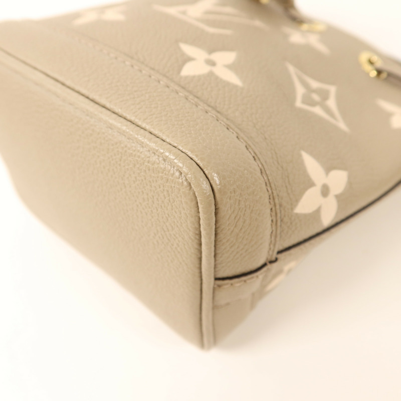 LOUIS VUITTON Monogram Empreinte Nano Noe金扣手挽肩背兩用袋-10