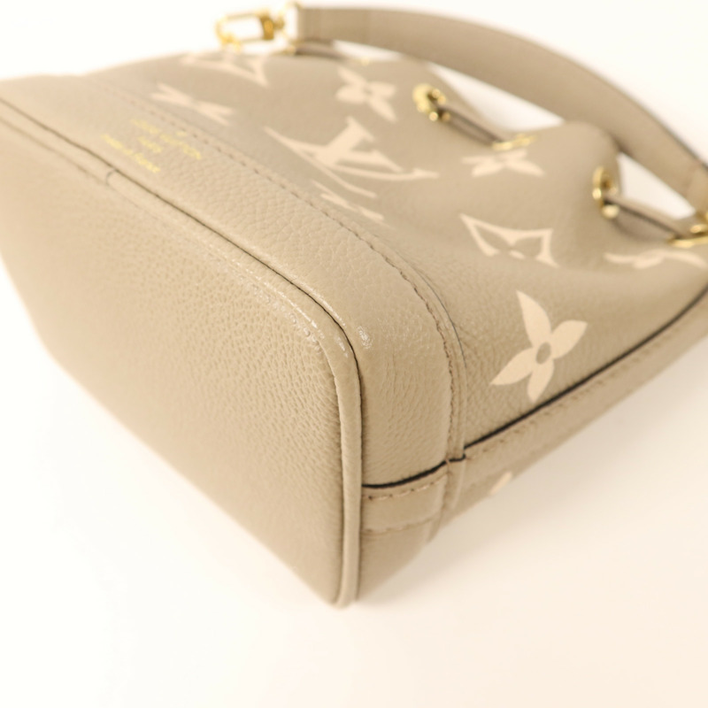 LOUIS VUITTON Monogram Empreinte Nano Noe金扣手挽肩背兩用袋-12