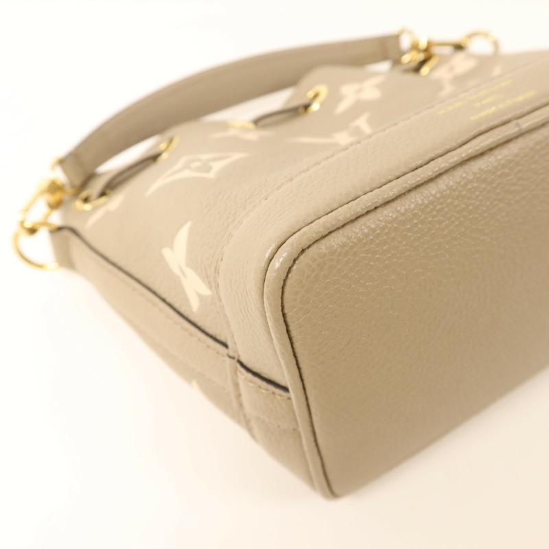 LOUIS VUITTON Monogram Empreinte Nano Noe金扣手挽肩背兩用袋-13