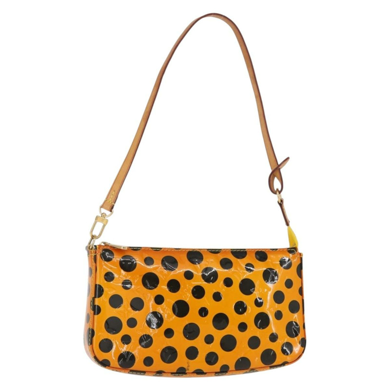 【日本直送】路易威登 Vernis Yayoi Kusama 手拿包配件 Jaune M91426 正品 156675V-0