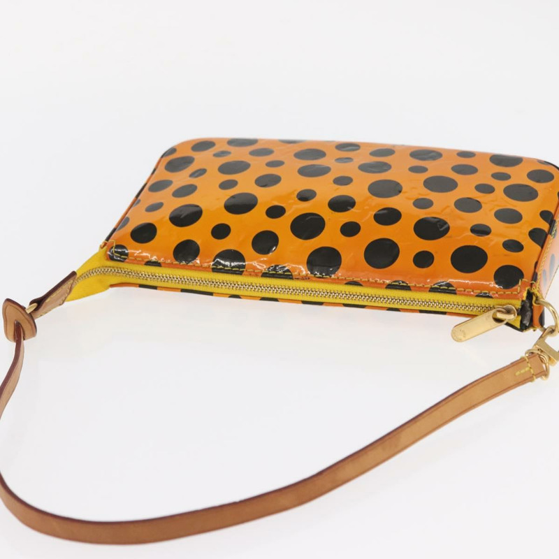 【日本直送】路易威登 Vernis Yayoi Kusama 手拿包配件 Jaune M91426 正品 156675V-6