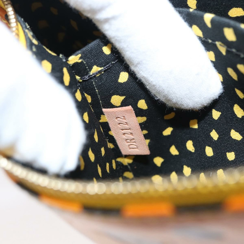 【日本直送】路易威登 Vernis Yayoi Kusama 手拿包配件 Jaune M91426 正品 156675V-10