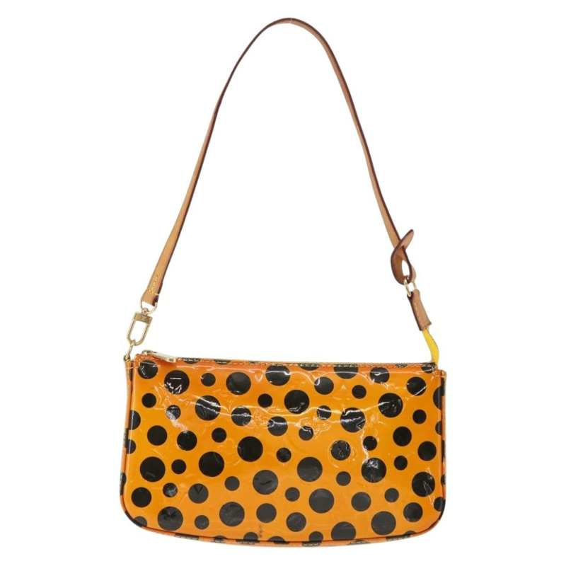 【日本直送】路易威登 Vernis Yayoi Kusama 手拿包配件 Jaune M91426 正品 156675V-12