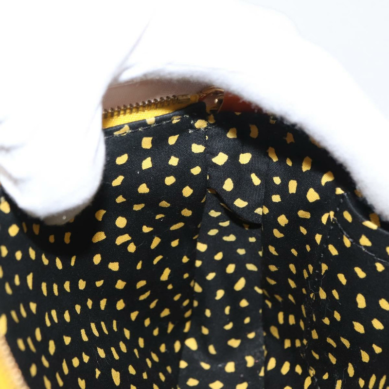 【日本直送】路易威登 Vernis Yayoi Kusama 手拿包配件 Jaune M91426 正品 156675V-22