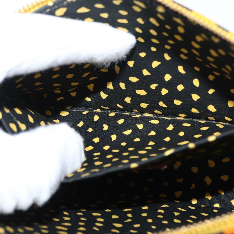 【日本直送】路易威登 Vernis Yayoi Kusama 手拿包配件 Jaune M91426 正品 156675V-23