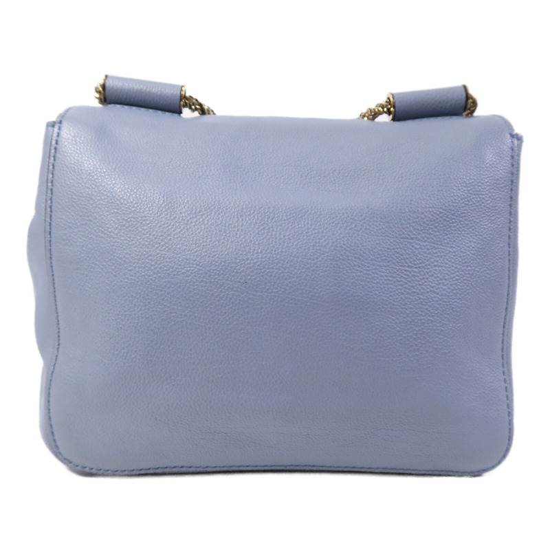 Chloe 牛皮皮革Shoulder Bag金扣鏈帶肩背袋-1