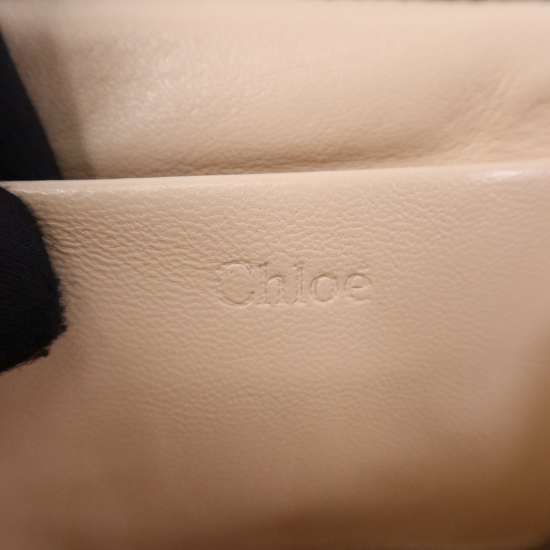 Chloe 牛皮皮革Shoulder Bag金扣鏈帶肩背袋-5