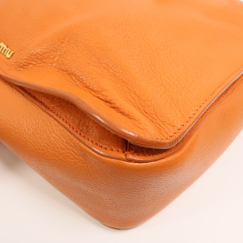 Miu Miu 牛皮皮革2 Way Shoulder金扣手挽肩背兩用袋-10
