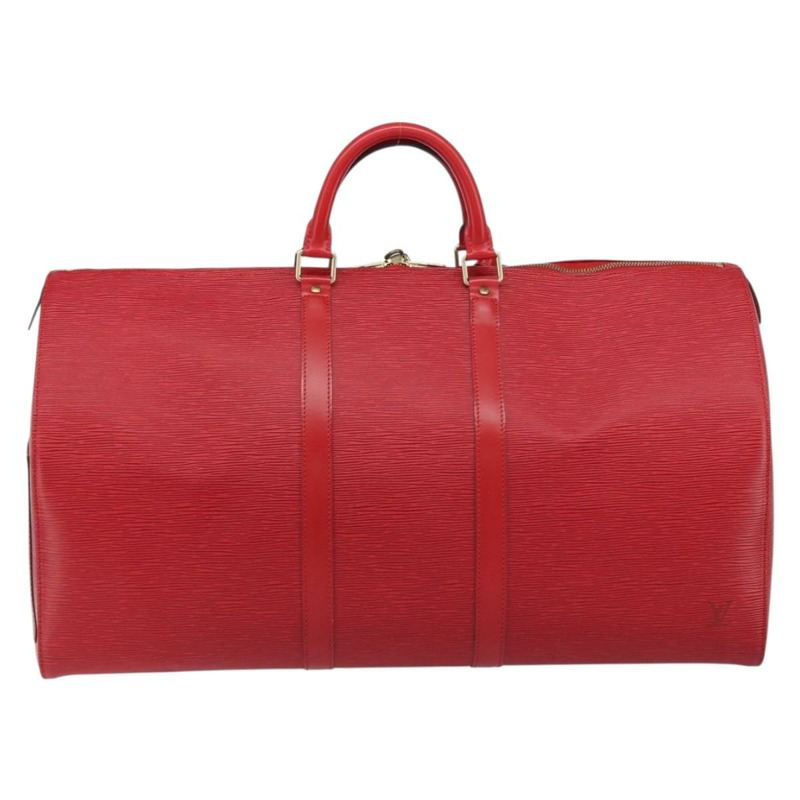 【日本直送】路易威登 Epi Keepall 55 波士頓包 紅色 M42957 LV 正品 155970-1