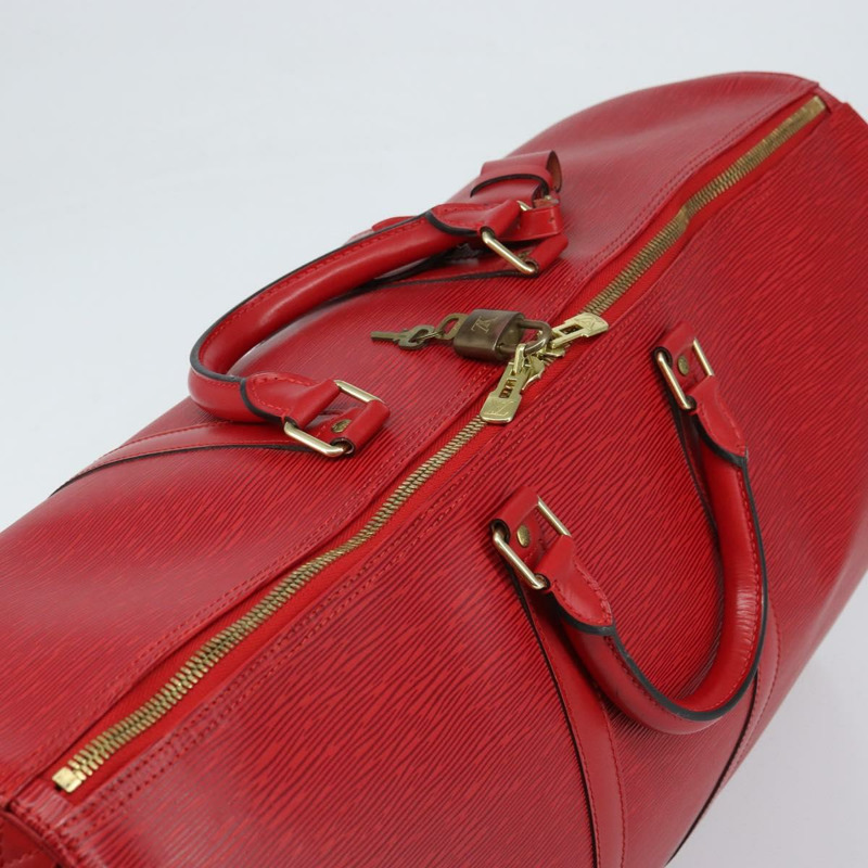 【日本直送】路易威登 Epi Keepall 55 波士頓包 紅色 M42957 LV 正品 155970-5