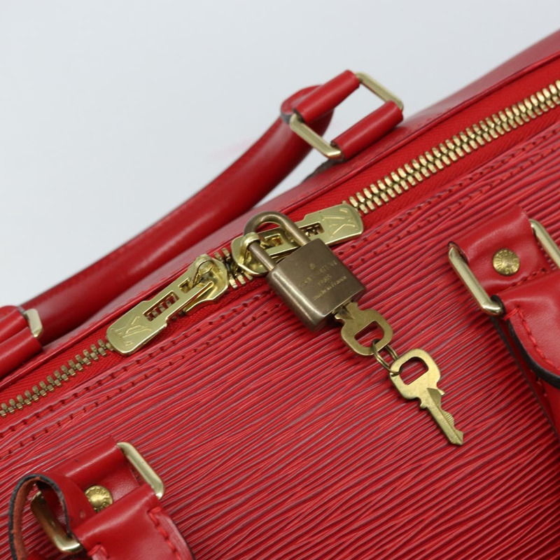 【日本直送】路易威登 Epi Keepall 55 波士頓包 紅色 M42957 LV 正品 155970-9