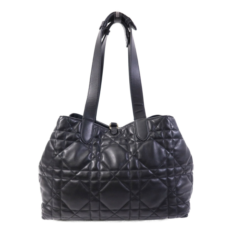 Dior 牛皮皮革Toujours Medium金扣肩背袋-1