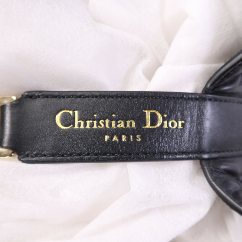 Dior 牛皮皮革Toujours Medium金扣肩背袋-14