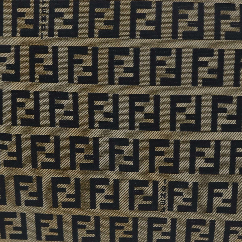 【日本直送】FENDI Zucchino 帆布 Mamma Baguette 單肩包 海軍藍 銀色 正品 ep12546-2