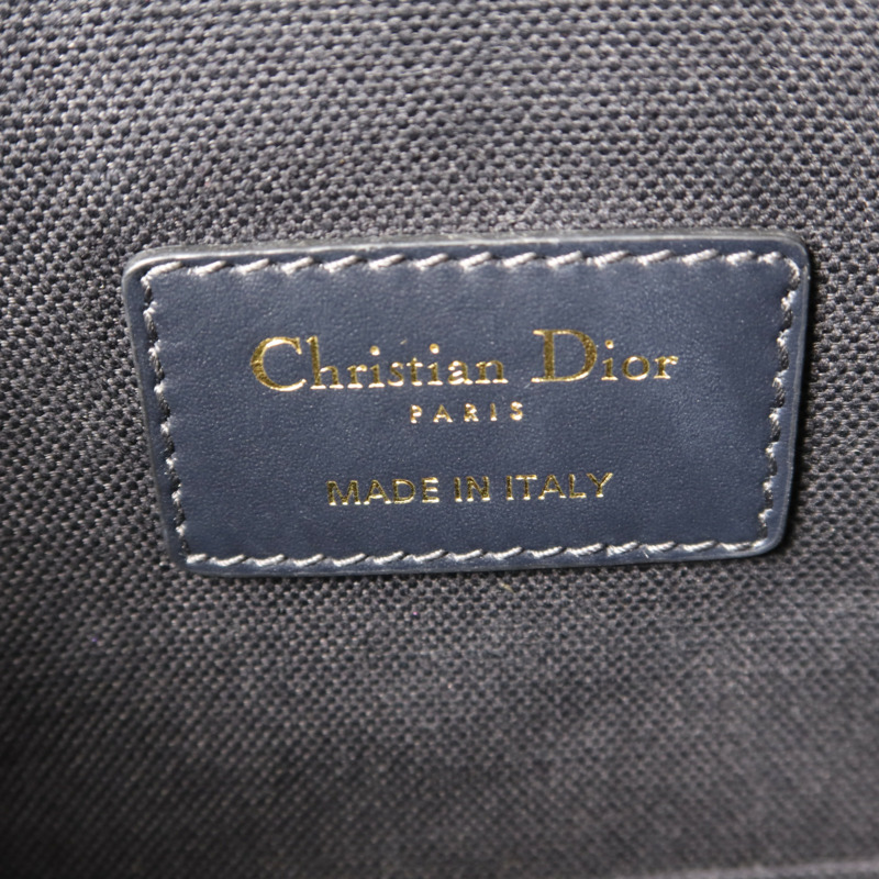 Dior 帆布Medium C'est Bag金扣手挽肩背兩用袋-5