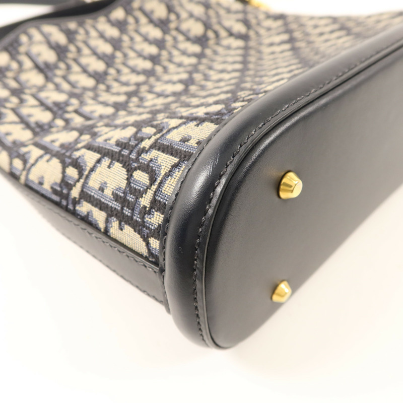 Dior 帆布Medium C'est Bag金扣手挽肩背兩用袋-12