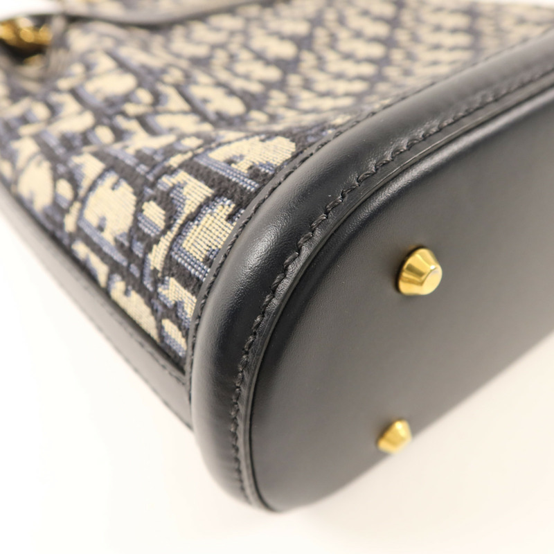 Dior 帆布Medium C'est Bag金扣手挽肩背兩用袋-14