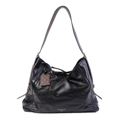 LOUIS VUITTON 羊皮皮革CarryAll Vibe MM銀扣肩背袋