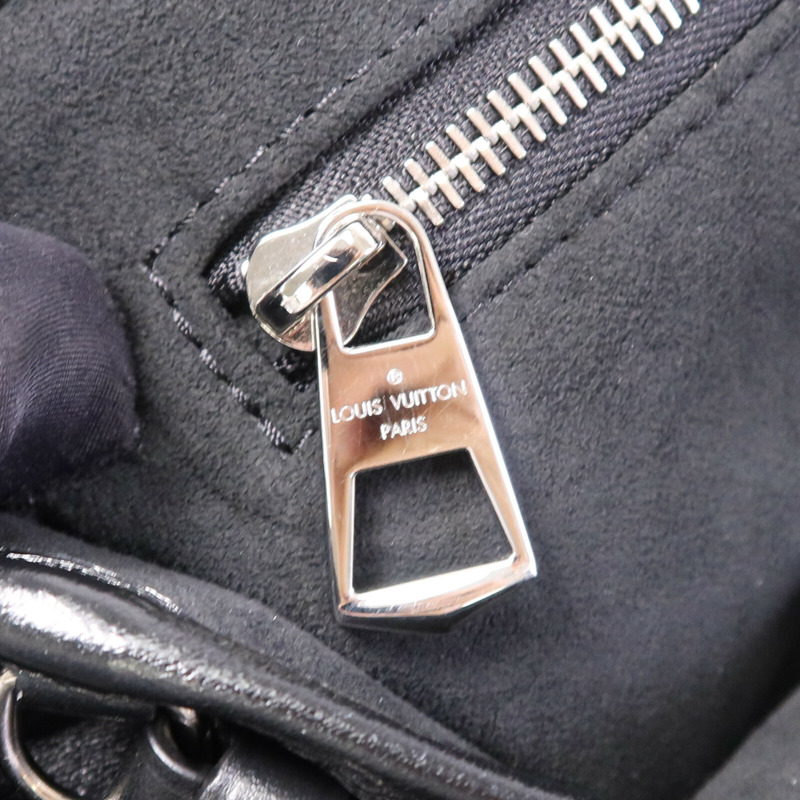 LOUIS VUITTON 羊皮皮革CarryAll Vibe MM銀扣肩背袋-6