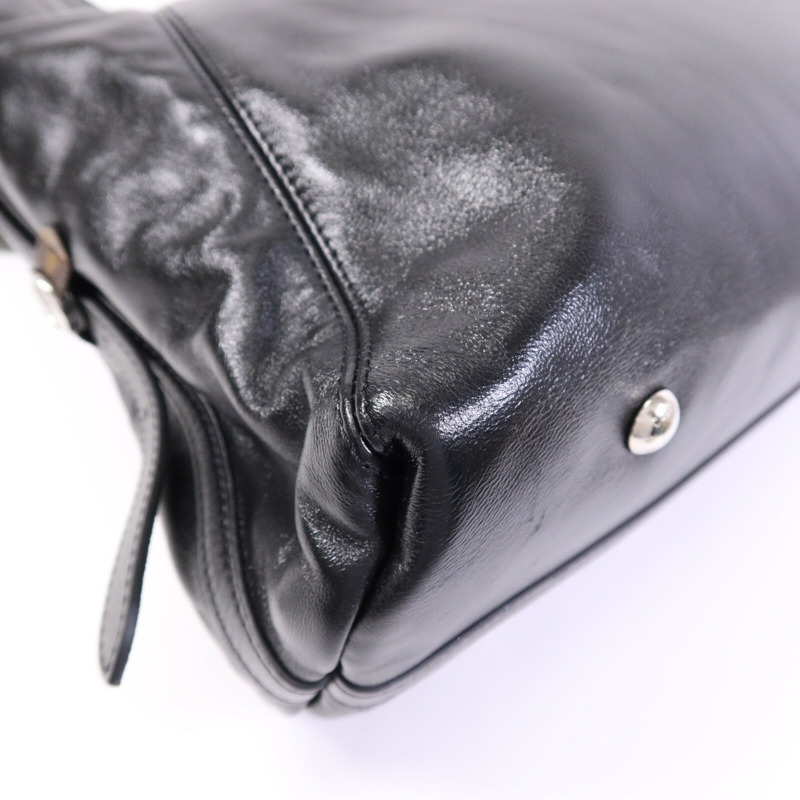 LOUIS VUITTON 羊皮皮革CarryAll Vibe MM銀扣肩背袋-12