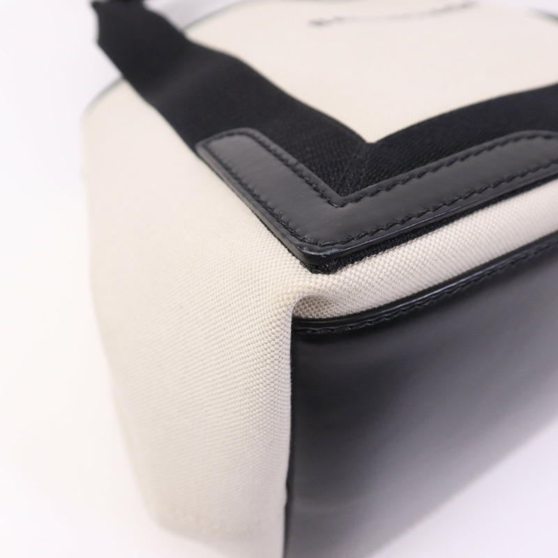 BALENCIAGA 帆布Navy Cabas Small銀扣肩背袋-11