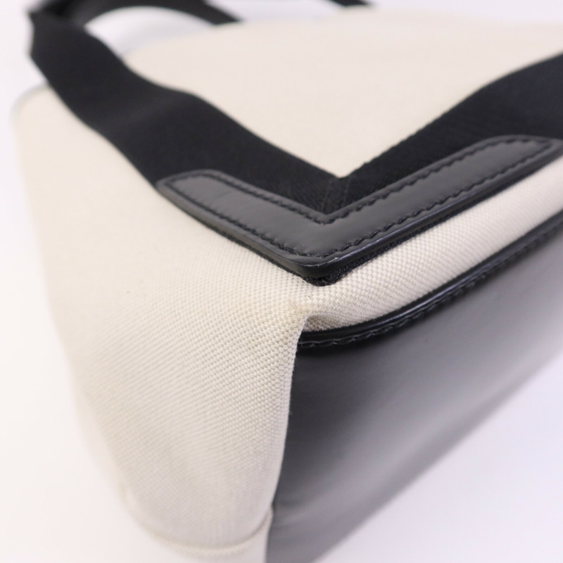 BALENCIAGA 帆布Navy Cabas Small銀扣肩背袋-13