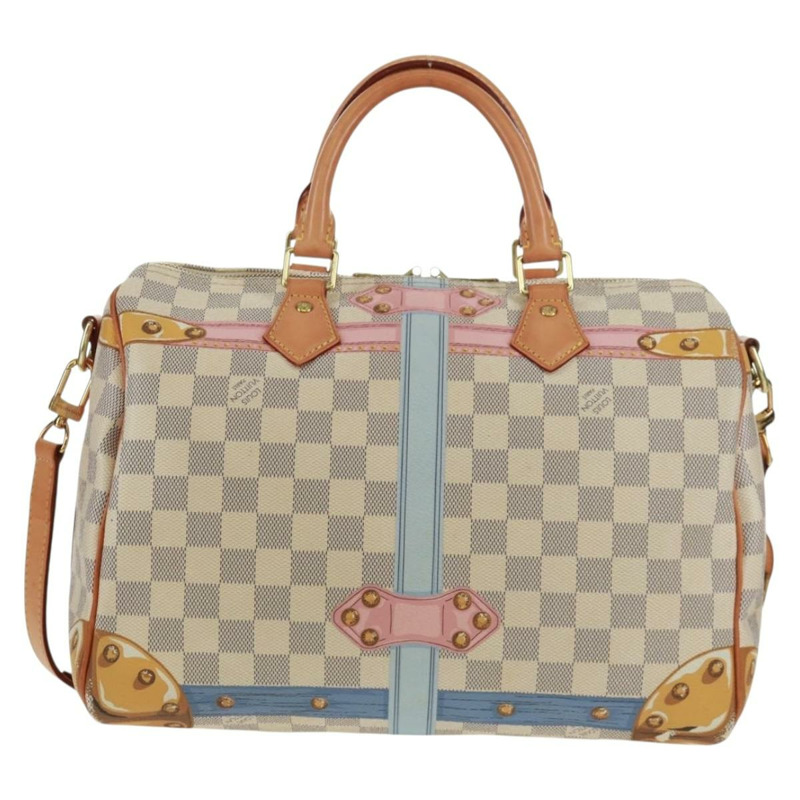 【日本直送】路易威登 Tahiti Summer Trunk Speedy Bandouliere 30 N41063 Auth 165214SAV-1