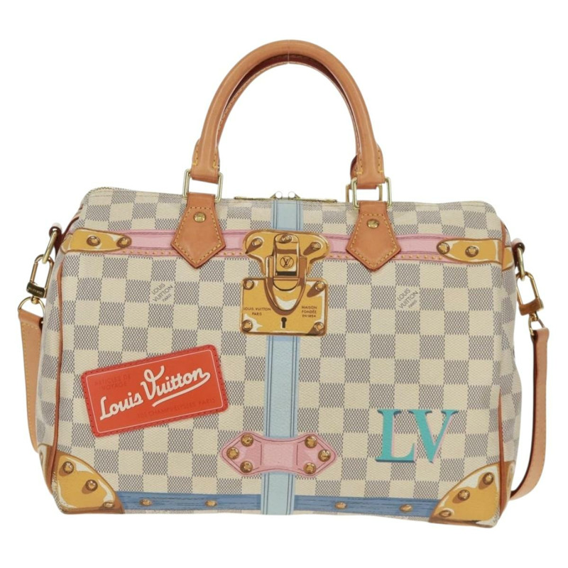 【日本直送】路易威登 Tahiti Summer Trunk Speedy Bandouliere 30 N41063 Auth 165214SAV-12