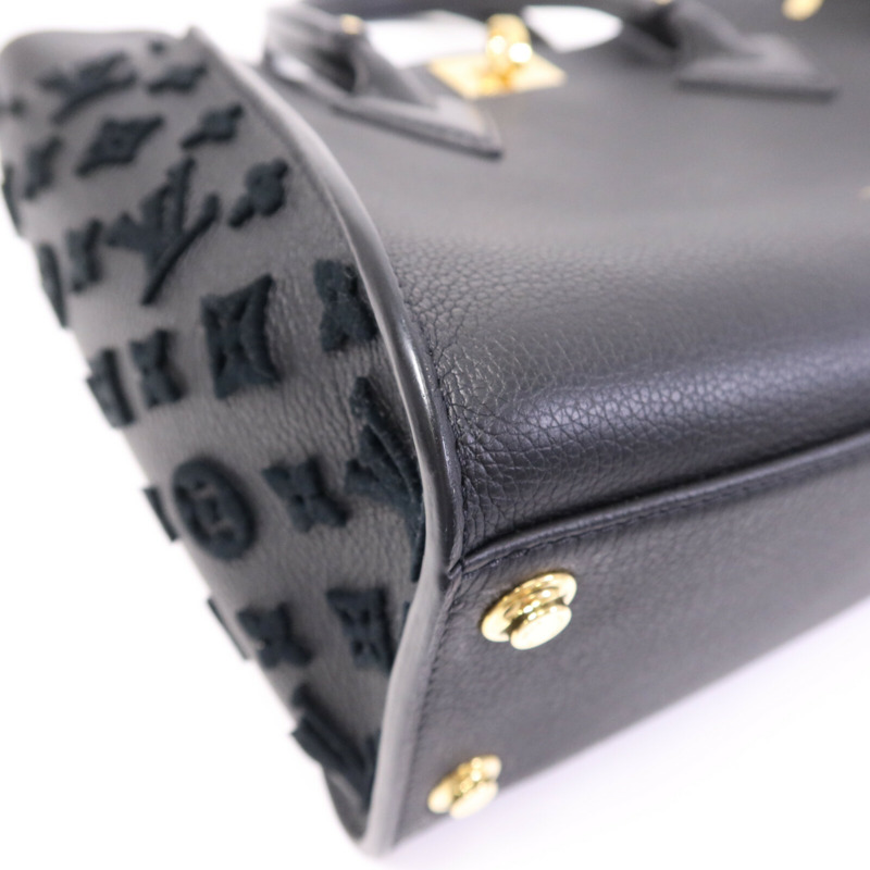 LOUIS VUITTON 牛皮皮革On My Side MM金扣手挽肩背兩用袋-10