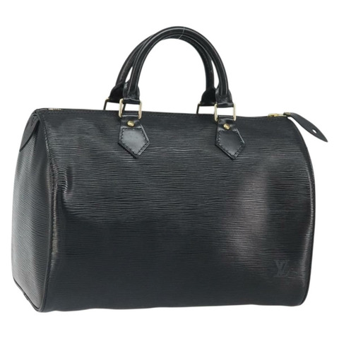 路易威登 Epi Speedy 30 手提包 Noir 黑色 M43002 LV 正品 171715A