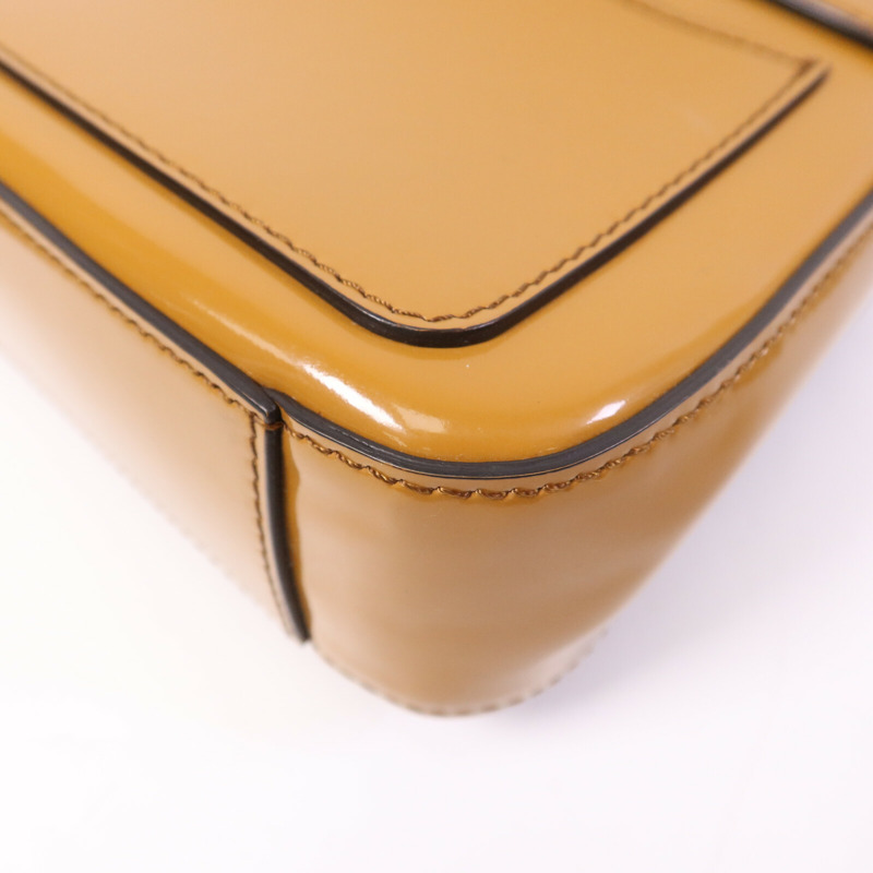 Chloe 漆皮皮革Shoulder Bag金扣肩背袋-8