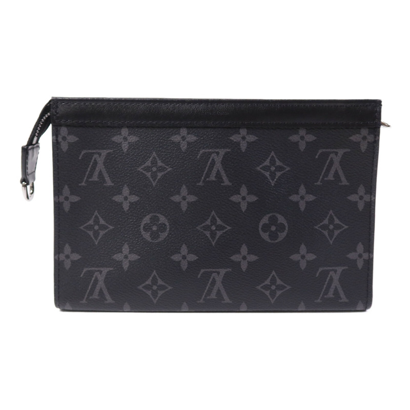 LOUIS VUITTON Monogram Eclipse Gaston銀扣肩背袋-1