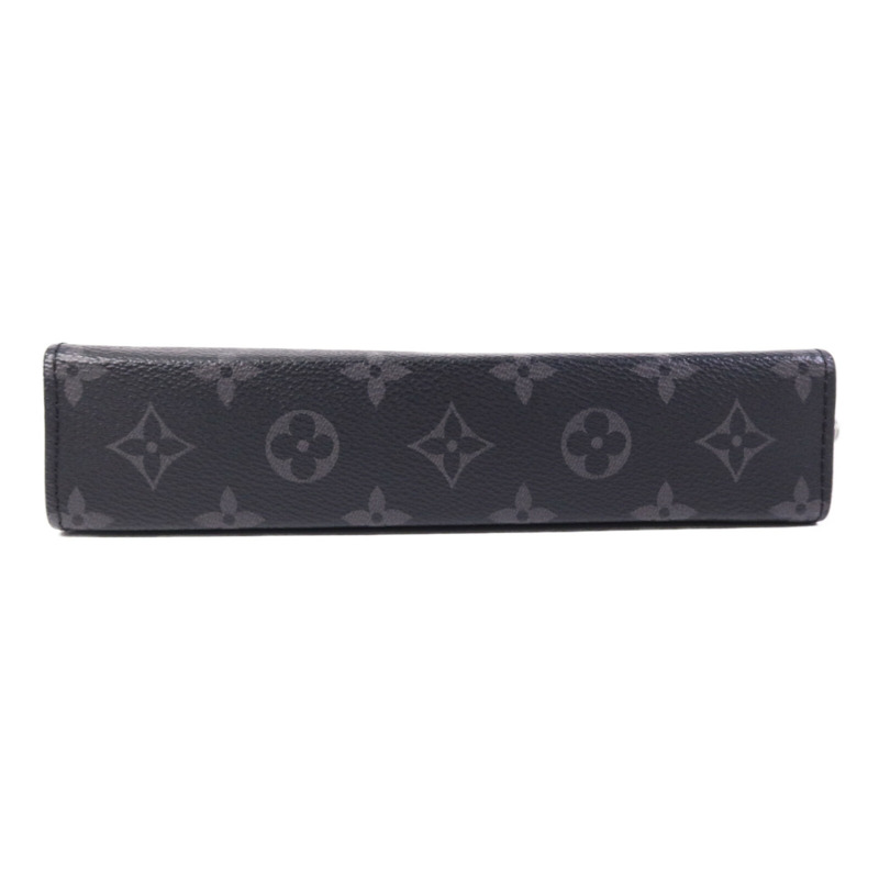 LOUIS VUITTON Monogram Eclipse Gaston銀扣肩背袋-3