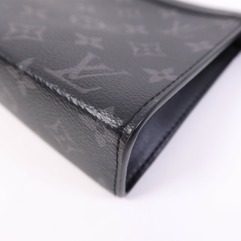 LOUIS VUITTON Monogram Eclipse Gaston銀扣肩背袋-9