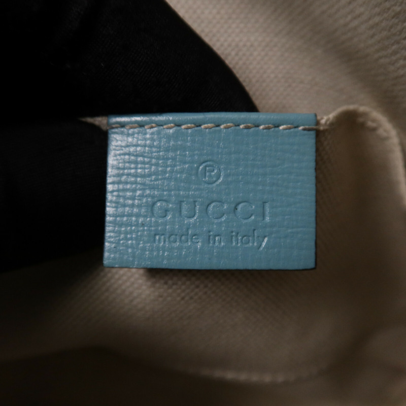 GUCCI 藤料/牛皮皮革 Horsebit 1955金扣手挽肩背兩用袋-5