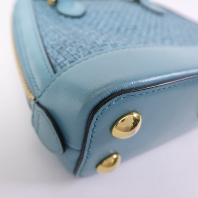 GUCCI 藤料/牛皮皮革 Horsebit 1955金扣手挽肩背兩用袋-13