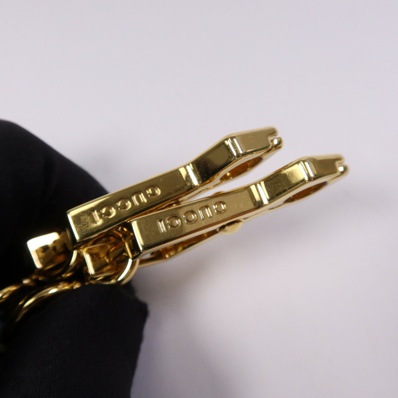 GUCCI 藤料/牛皮皮革 Horsebit 1955金扣手挽肩背兩用袋-15